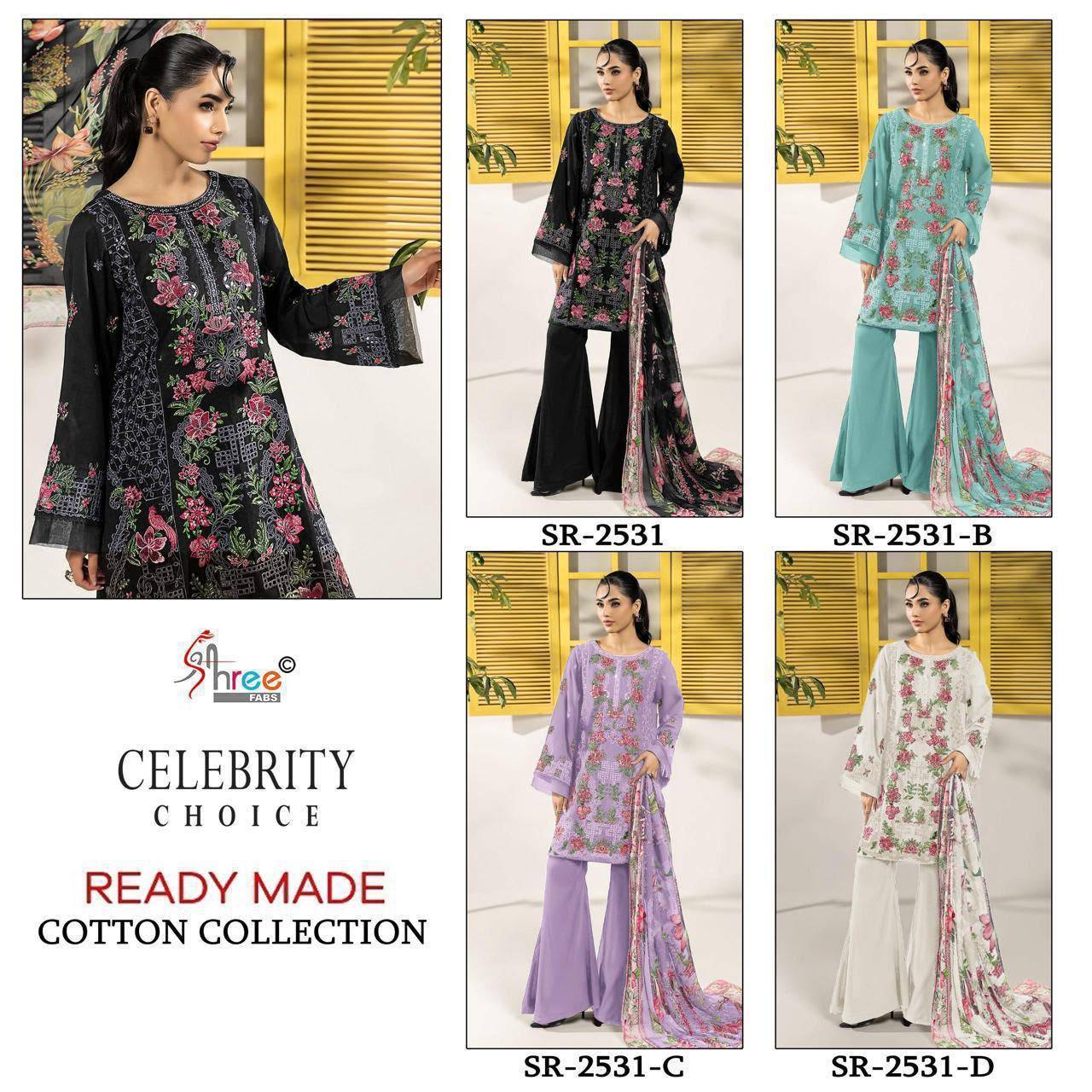 SR-2531 by Shree Fabs 2531 A to 2531 D series 